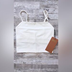 Girlfriend collective cropped cami - new with tags